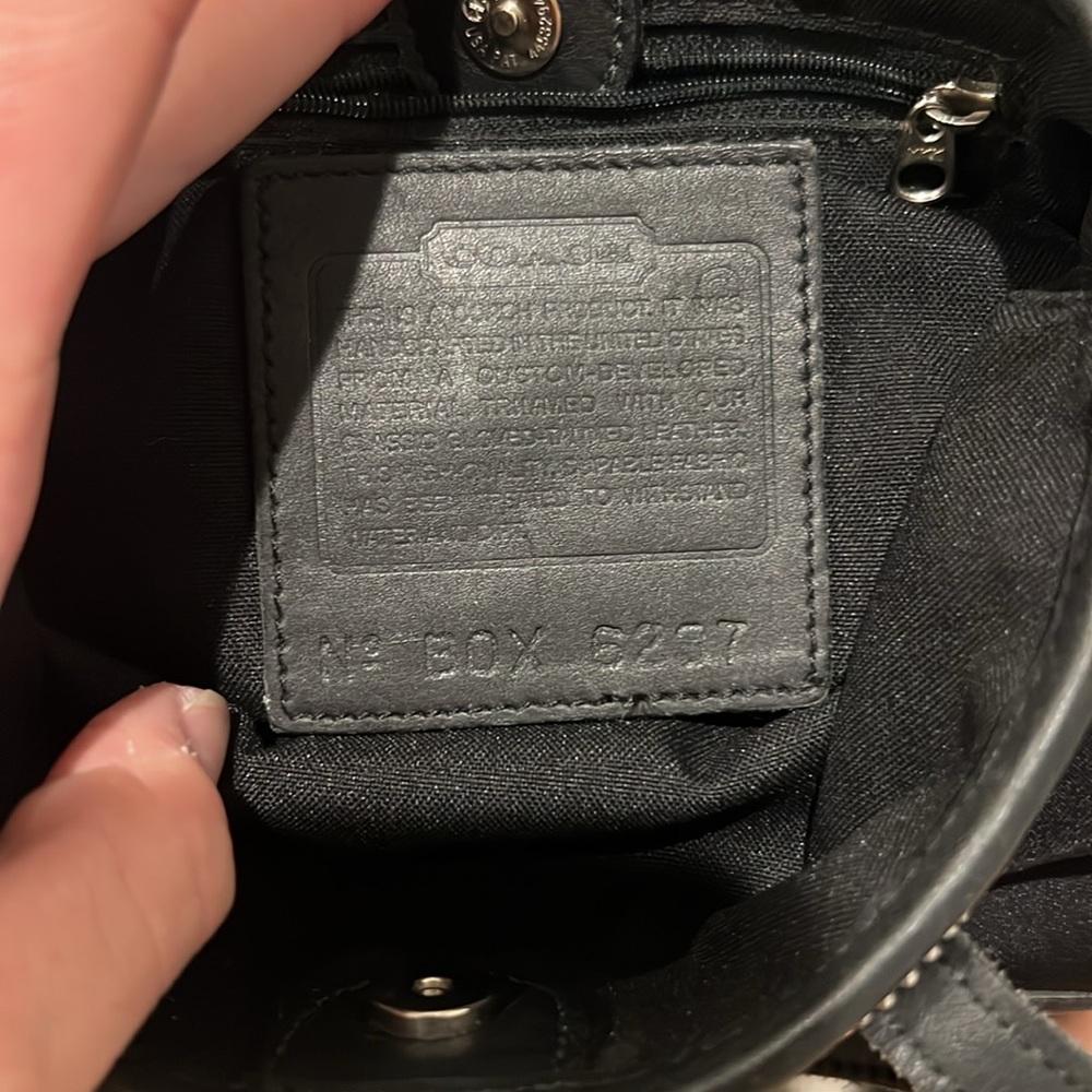 Coach Black Tote Bag - Picture 3 of 9